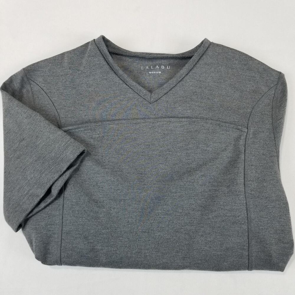 Lalabu Carrier Shirt Medium Gray Babywearing Pouch Kangaroo Pocket Mens Modern